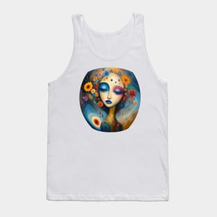 Dreamy Whimsical Feminine Art Tank Top